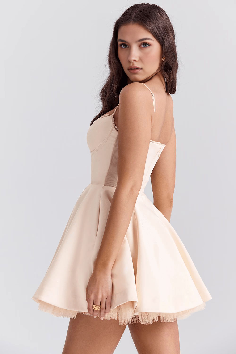 Cloe Double Layer Short Dress